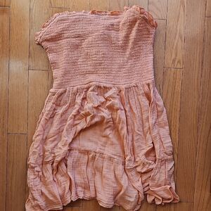 Anthropologie Casual Dress in Peach with Soft Fabric